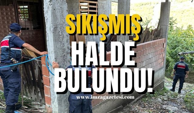 Zonguldak'ta Sıkışmış Halde Bulundu!