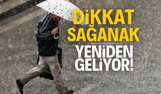 Zonguldak'a tekrar sağanak geliyor!