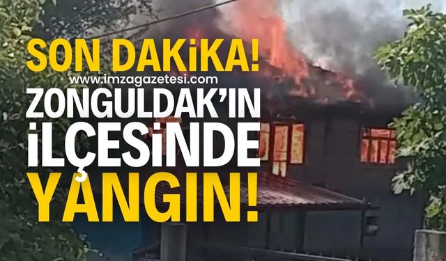 Zonguldak'ın ilçesinde Ev Yangını Paniği: Ekipler Harekete Geçti