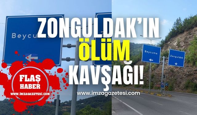 Zonguldak'ın "ölüm kavşağı" tehlike saçıyor!