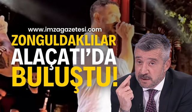 Zonguldaklı İki Ünlü İsim Alaçatı’da Buluştu: Murat Boz ve Tümer Metin