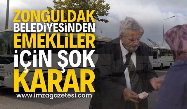 Zonguldak'ta 65 Yaş Üstüne Ulaşım Düzenlemesi: Nerede sosyal belediyecilik?