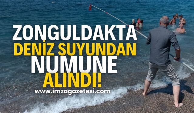 Zonguldak'ta Deniz Suyu Numuneleri Alınıyor!