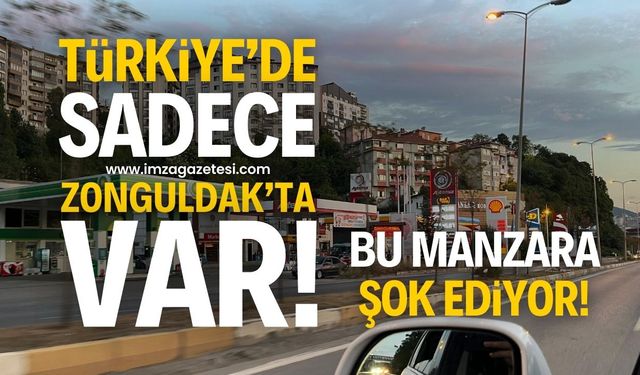 Zonguldak'ta Eşsiz Bir Görüntü: Sadece Zonguldak'ta Var!