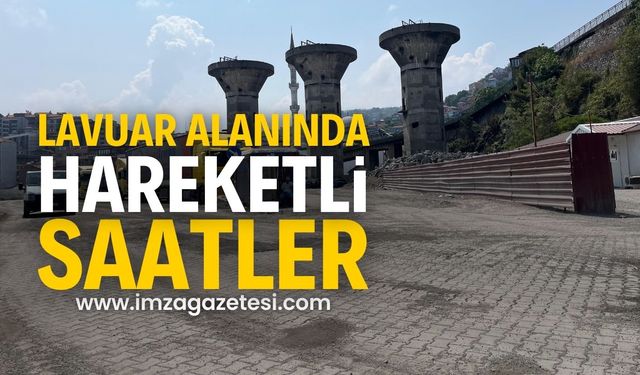 Zonguldak’ta Lavuar Alanında Yoğun Çalışmalar Devam Ediyor