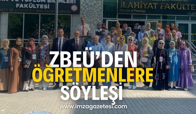 Zonguldak’ta Öğretmenlere Yönelik Söyleşi Düzenlendi...