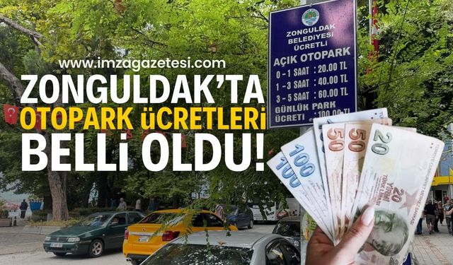 Zonguldak'ta otopark ücretleri belli oldu: Vatandaş tepkili