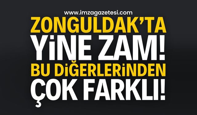 Zonguldak'ta yine zam: Vatandaşın tepkisi farklı olacak!