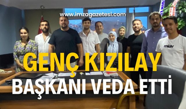 Genç Kızılay Başkanı Feyyaz Öz veda etti!