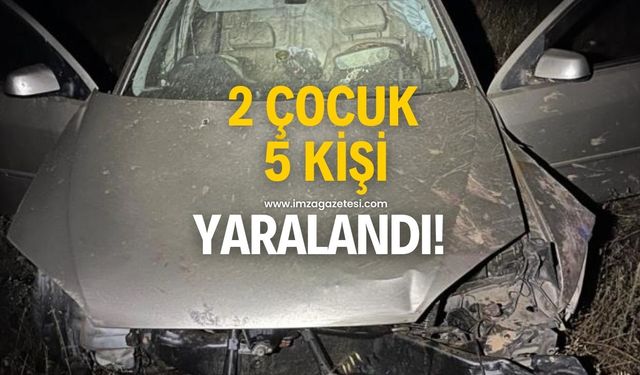 2'si çocuk 5 kişi yaralandı!