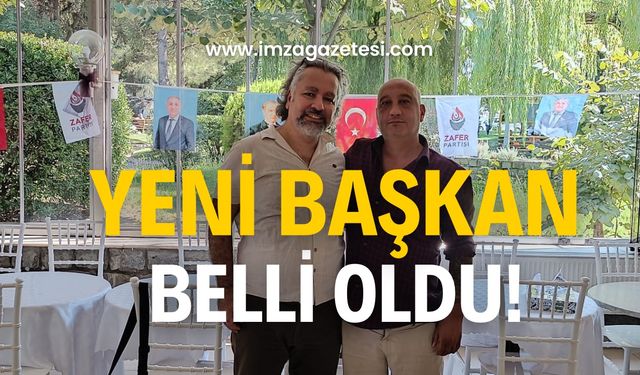 Yeni başkan belli oldu!