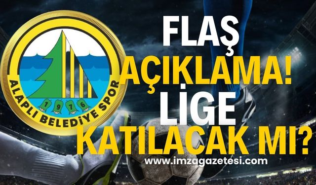 Alaplı Belediyespor’dan flaş açıklama! Lige katılacaklar mı?