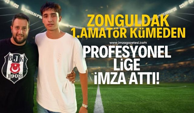 Alperen Duyar, Zonguldak 1.Amatör Kümeden Trendyol 1.Lig ekibi Erzurumspor'a imza attı!