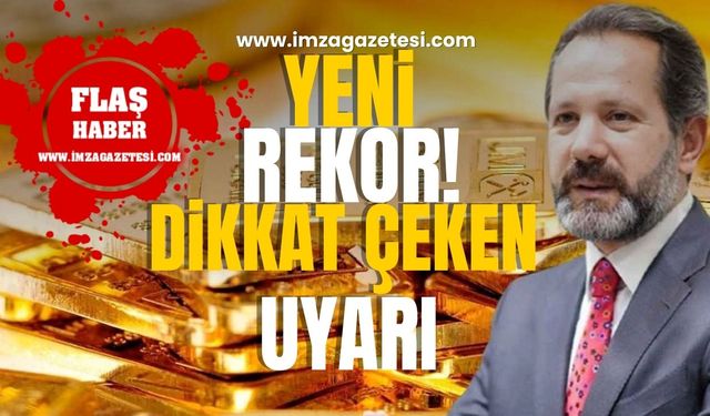 Altın Fiyatlarında Yeni Rekor! İslam Memiş'ten Dikkat Çeken Uyarı!