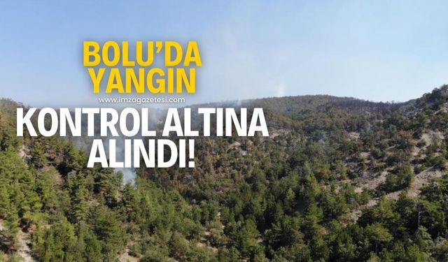 Bolu'da 72 saatin ardından çıkan orman yangını kontrol altına alındı!