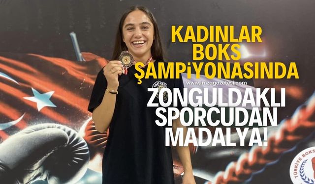 Bursa'da düzenlenen Türkiye Boks Şampiyonası'nda Zonguldak Türk Telekom sporcusu Meryem Binbir, madalya ile döndü!