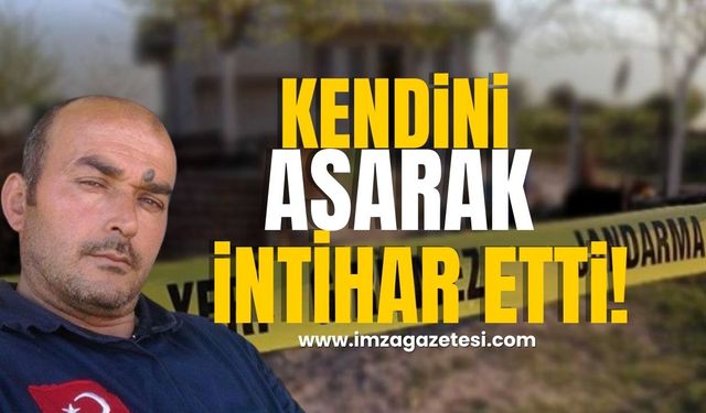 Çaycuma'da kendini telle ağaca asarak intihar etti!  Olayın detayları ortaya çıktı!