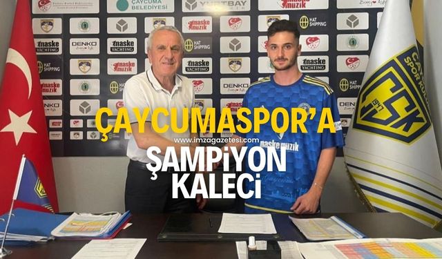 Çaycumaspor kalesini Talipcan Metintaş ile güçlendirdi!