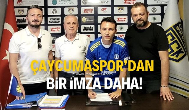 Çaycumaspor’dan bir imza daha! Furkan Berk Örenli’yi kadrosuna kattı...