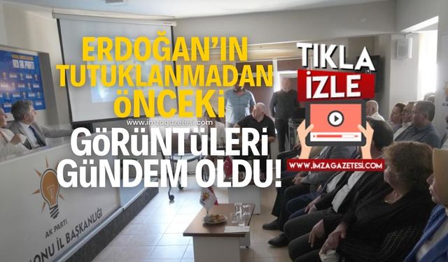 Cumhurbaşkanı Erdoğan'ın 25 yıl önce tutuklanmadan önceki görüntüleri Kastamonu'da gündem oldu!