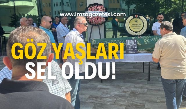 Belediye personeli için tören yapıldı