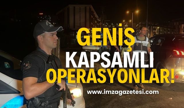 Düzce'de Geniş Kapsamlı Operasyonlar!