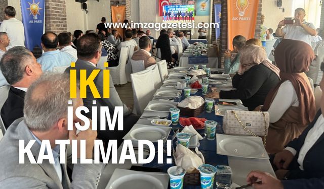 İki isim programa neden katılmadı?