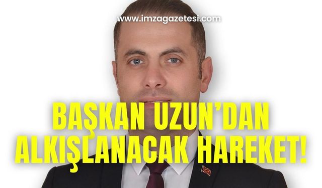 Seçim döneminde söz verilmişti, başkan Uzun sözünü tuttu!