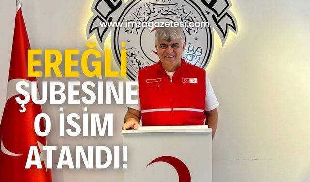 Ereğli Kızılay Başkanı belli oldu!