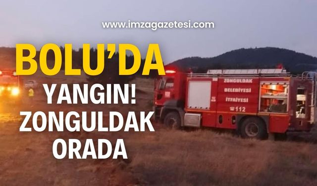 Bolu’da yangın! Zonguldak’tan ekipler sevk edildi