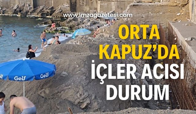 Orta Kapuz’da şok görüntü!