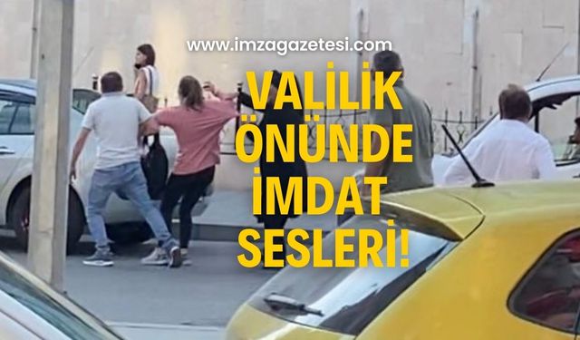 Valilik önünde yardım çığlıkları!