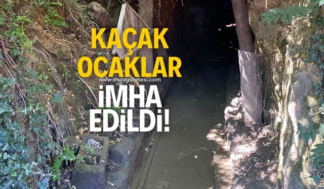 Kaçak 10 ocak patlatıldı!