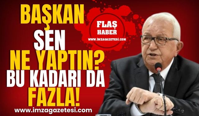 Ereğli Belediye Başkanı Halil Posbıyık sen ne yaptın? Bu kadarı da fazla!