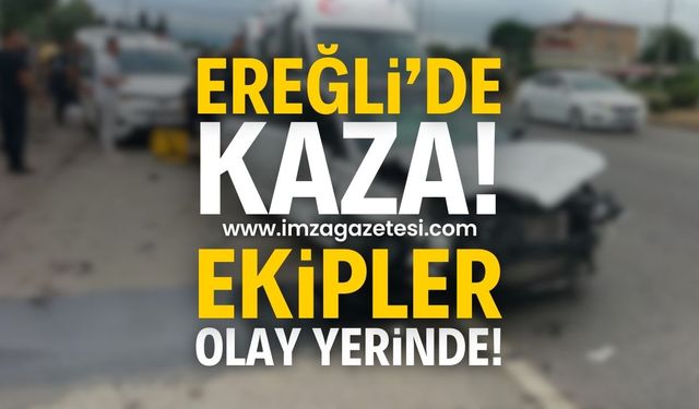 Ereğli’de Trafik Kazası: Sağlık Ekipleri Olay Yerinde