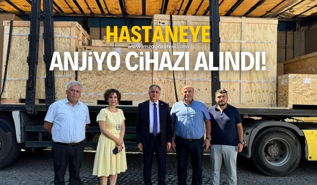 Hastaneye son model anjiyo cihazı getirildi!