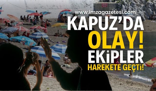 Kapuz Plajı’nda Olay! Kadın Darp Edildi, Polis Harekete Geçti