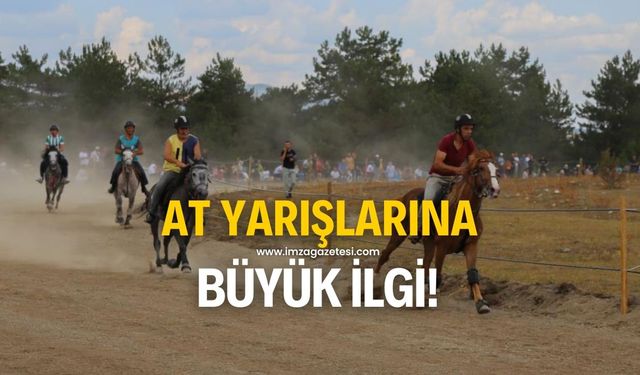 Kastamonu'da geleneksel at yarışları büyük ilgi gördü!