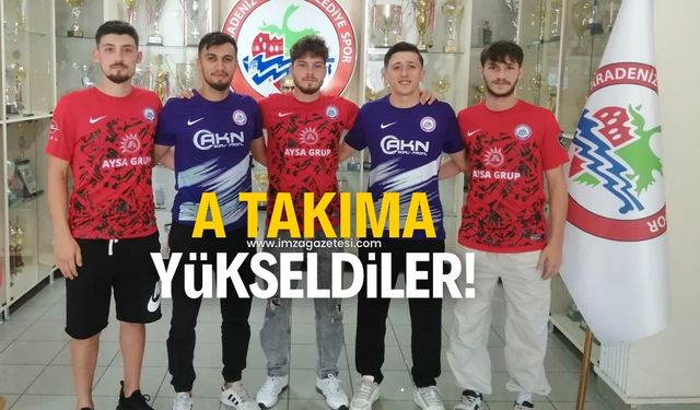 Kdz.Ereğli Belediyespor altyapısından yetişen oyuncularla sözleşme imzaladı!