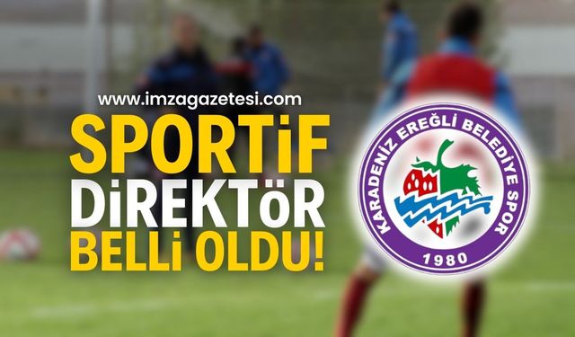 Kdz.Ereğli Belediyespor, Sportif Direktörünü belirledi... Ali Ünlü dönemi...