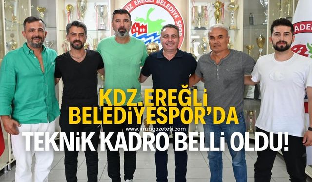 Kdz.Ereğli Belediyespor'da Teknik Direktör Gökmen Başoğlu'nun teknik ekibi belli oldu!