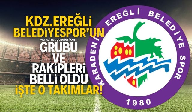 Kdz.Ereğli Belediyespor’un Bölgesel Amatör Lig (BAL)’da mücadele edeceği grup ve rakipler belli oldu!