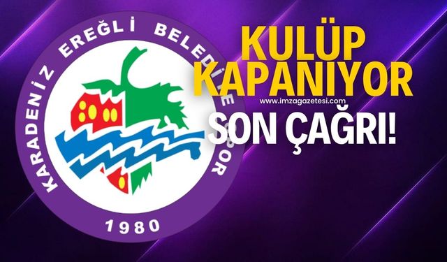 Kdz.Ereğli Belediyespor'un kapanmasına saatler kaldı! "Bu takımın gençlerine kıymayın"