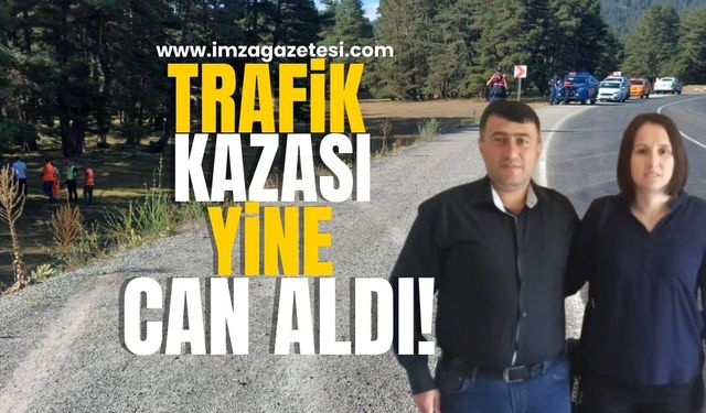 Kontrolden Çıkan Araç Takla Attı! Bir Ölü, İki Yaralı!