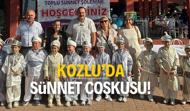 Kozlu Belediyesi tarafından toplu sünnet şöleni yapıldı!