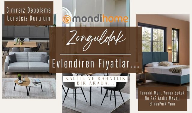 Zonguldak Merkez MondiHome'da Evlendiren Fiyatlar...