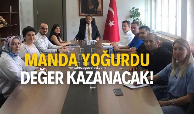 Manda yoğurduna katma değer kazandırma çalışmaları başladı!