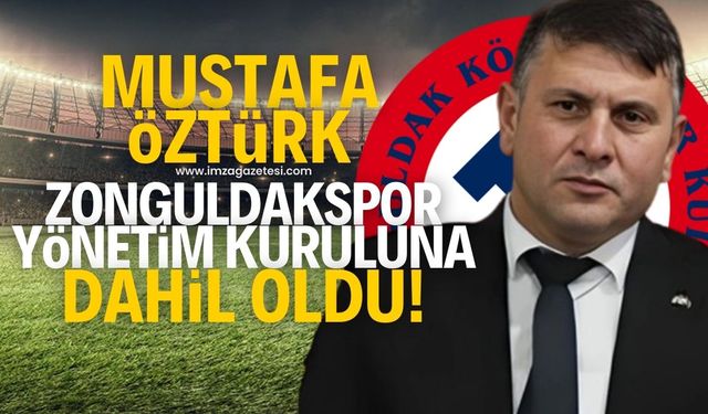 MHP Zonguldak İl Başkanı Mustafa Öztürk, Harun Demir Başkanlığında Zonguldakspor FK Yönetim Kuruluna dahil oldu!