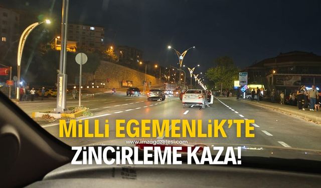 Milli Egemenlik’te zincirleme kaza! Yaralılar var