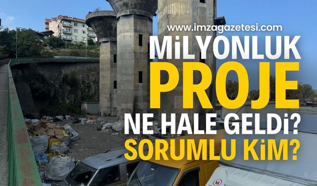 Zonguldak'ın Milyonluk Lavuar Alanı Projesinde İçler Acısı Durum